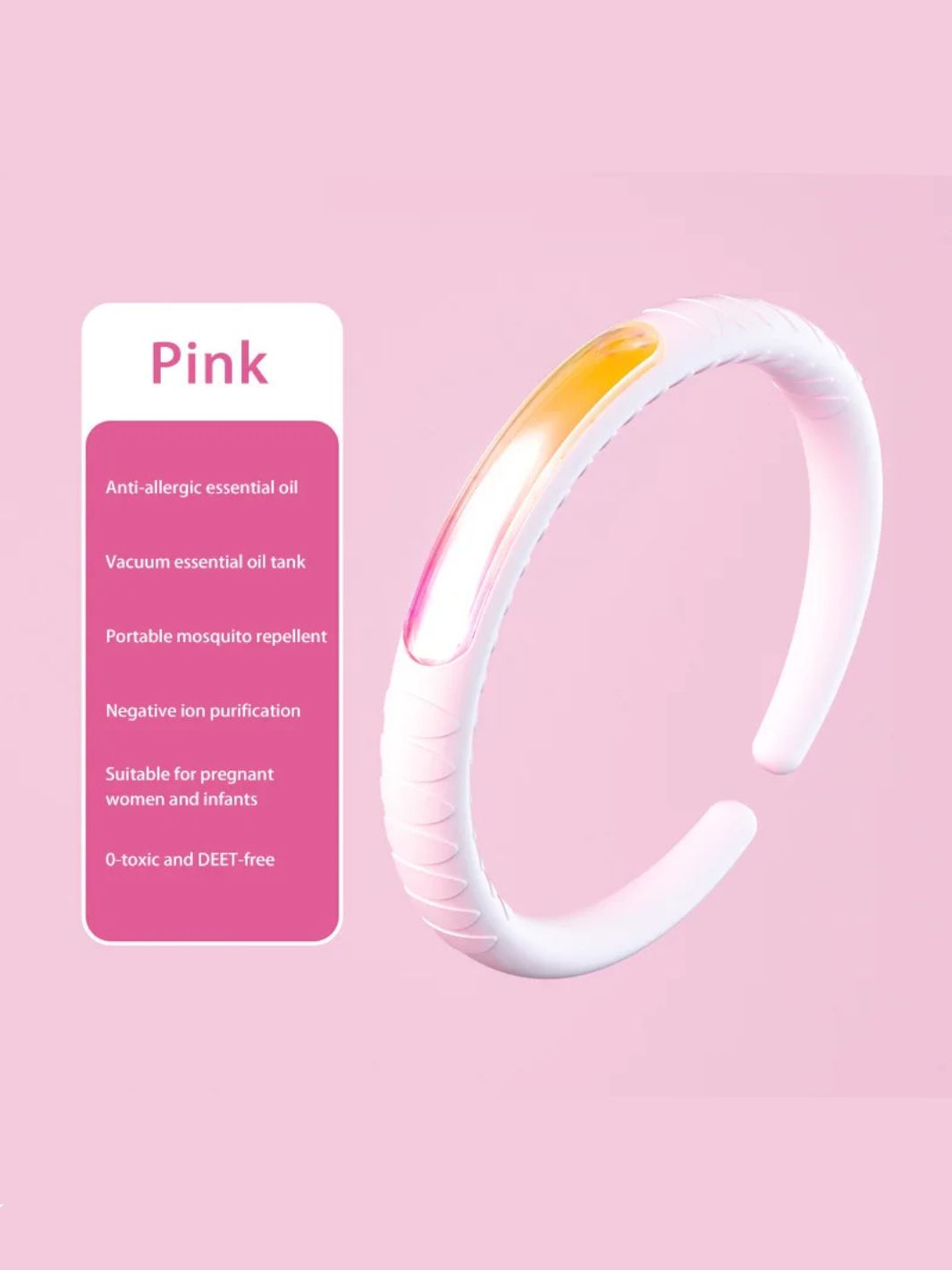 Bracelet anti moustique huile essentielle 5