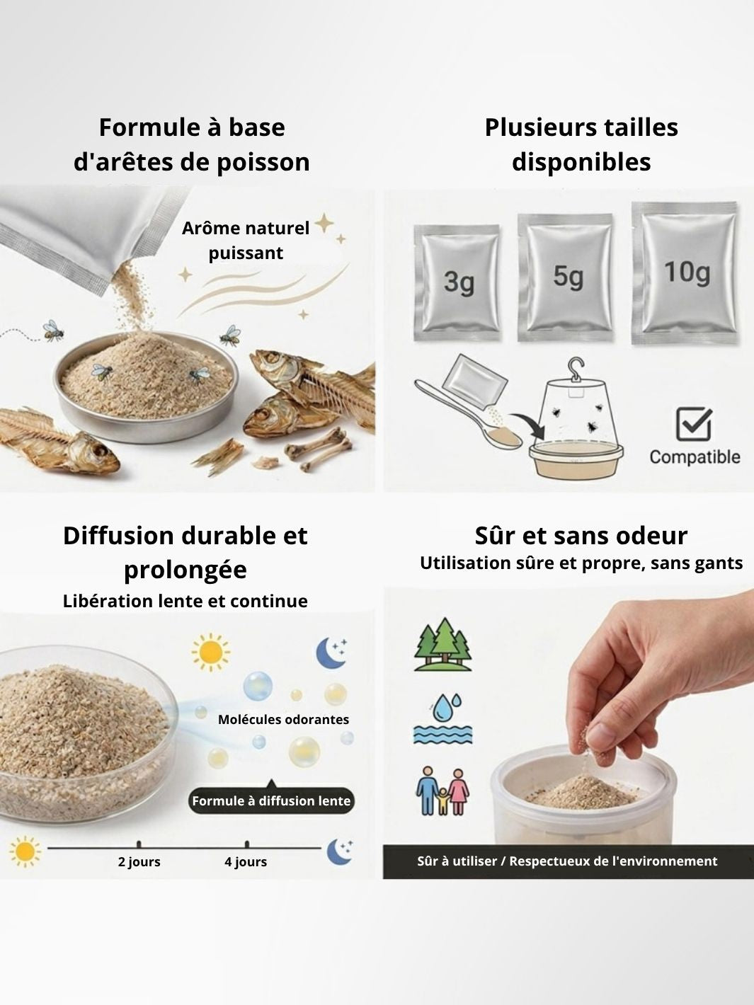 Appâts à mouche