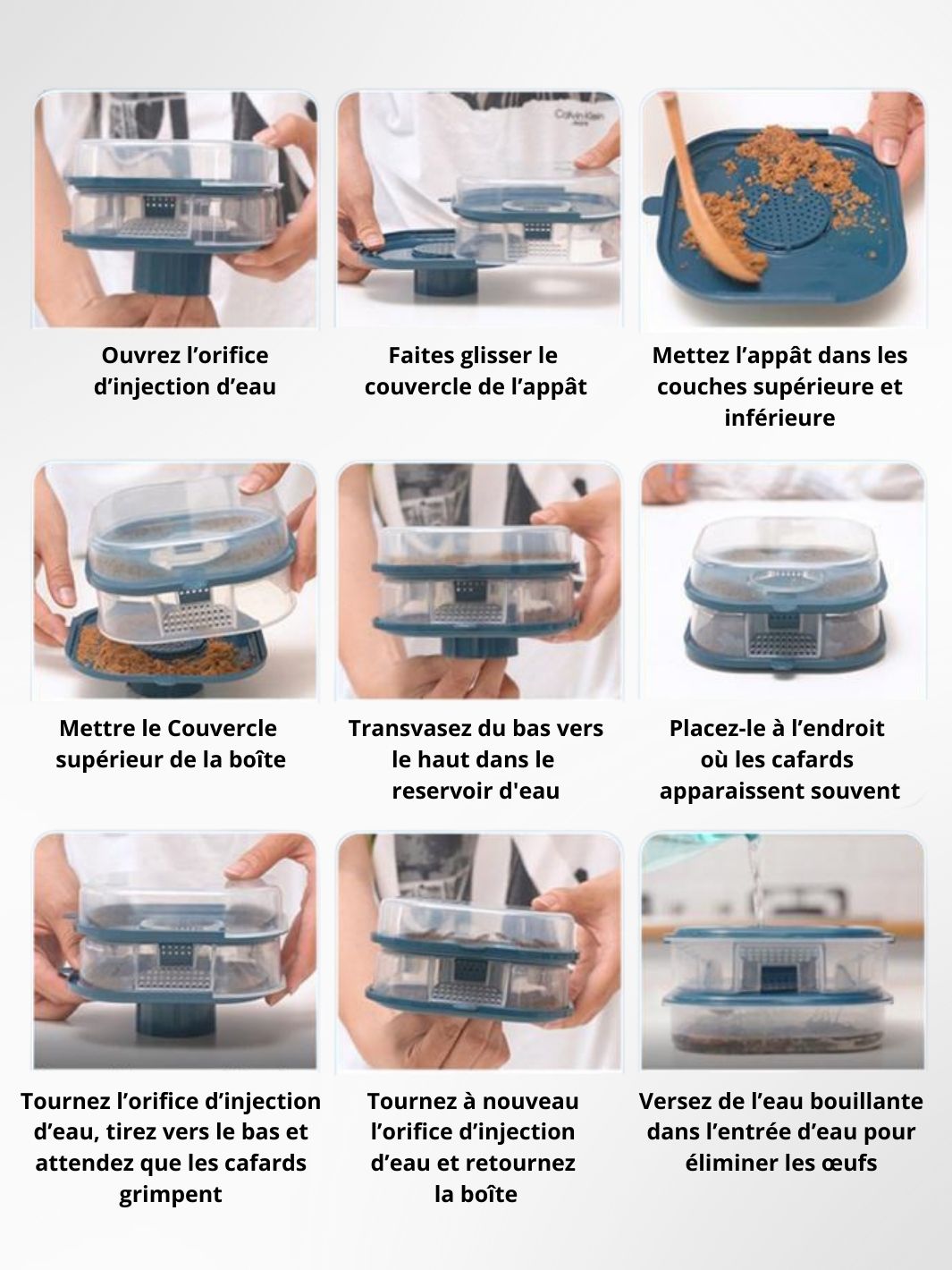 Boîte Anti Cafards MaxCatch 2