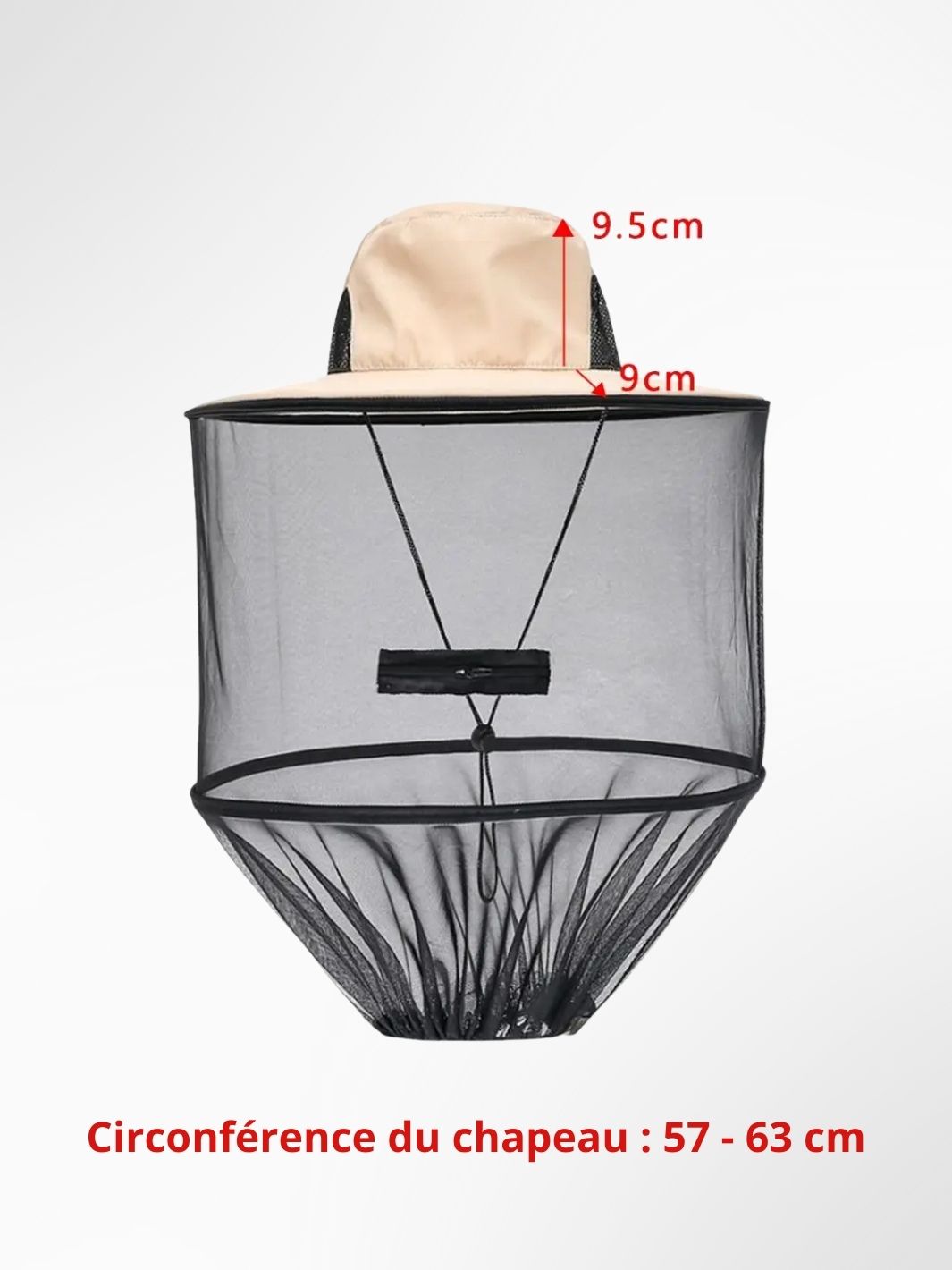 Chapeau moustiquaire SafariGuard 5