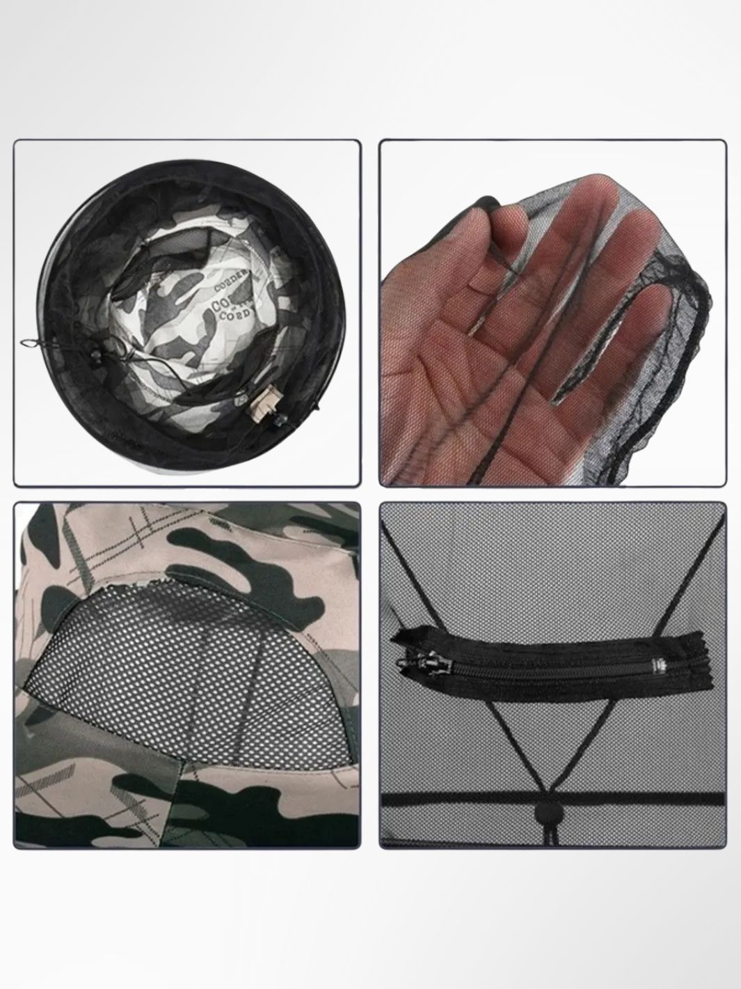 Chapeau moustiquaire SafariGuard 3