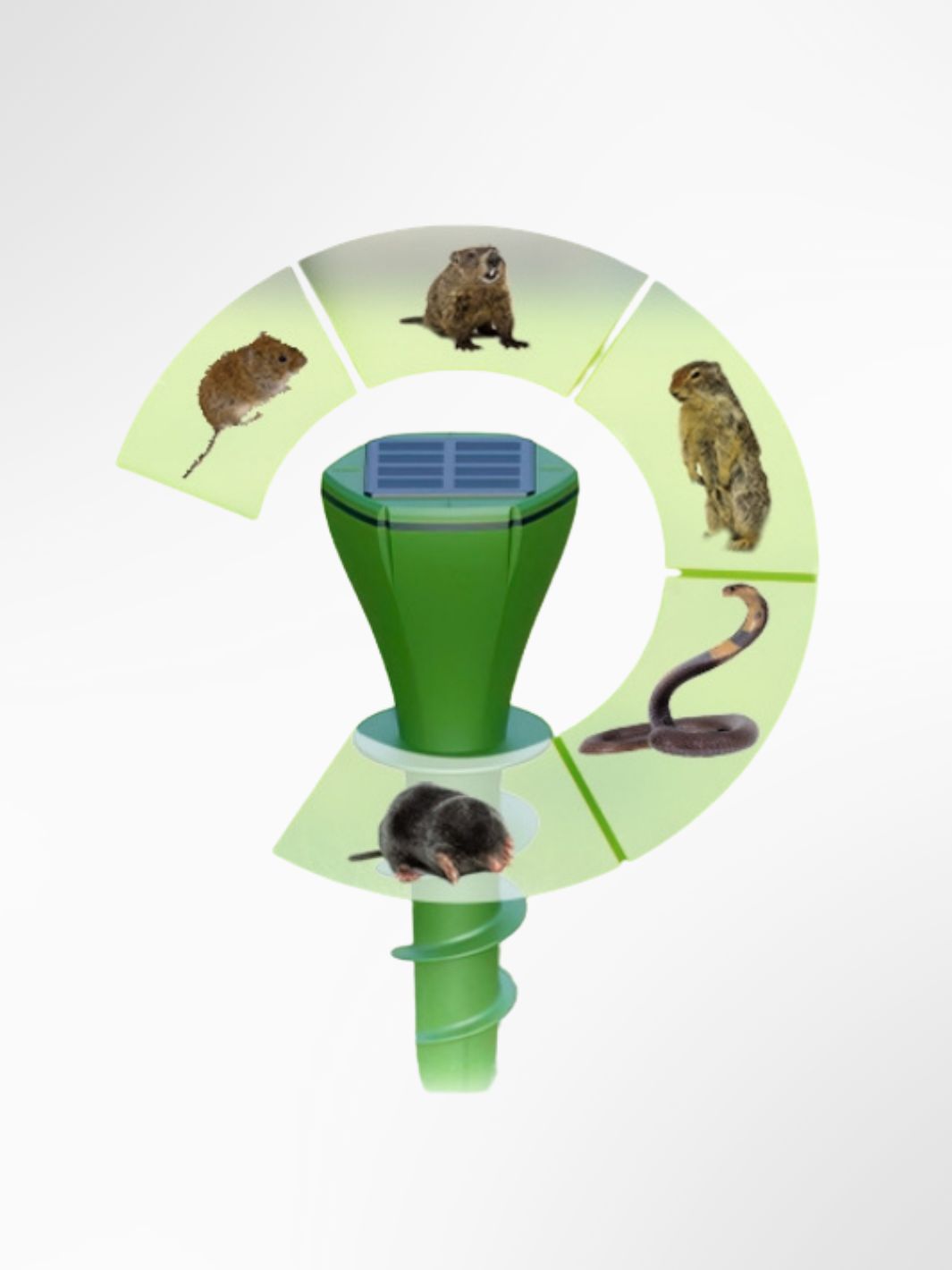 Piège à Taupe Ultrason Solaire (3 modes) 4