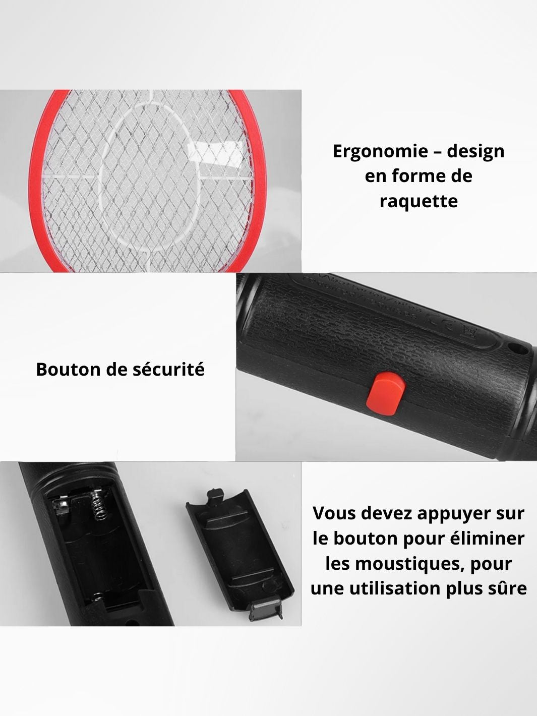Raquette électrique mouche / moustique ColorZap 2